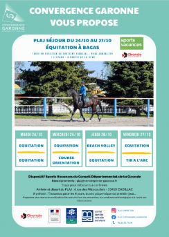Séjour sports vacances équitation